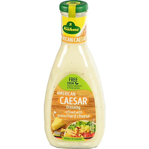 Соус салатний з сиром та часником Цезар Kuhne с/пл 500мл