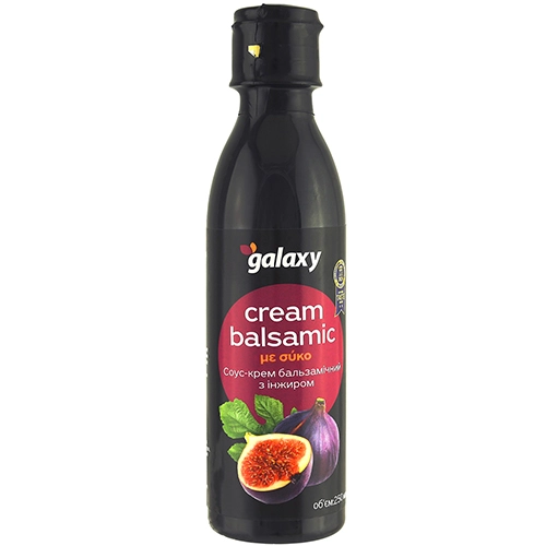 Крем-соус Galaxy 250мл бальзамічний оцет з інжиру