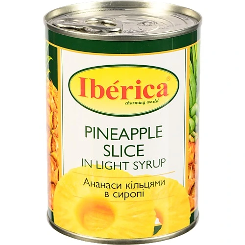 Ананаси кільцями в сиропі Iberica з/б 565г