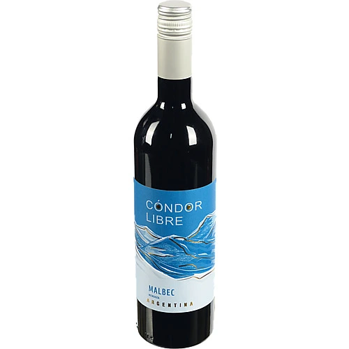 Вино Malbec  сухе червоне 0.75 л ТМ  Condor Libre