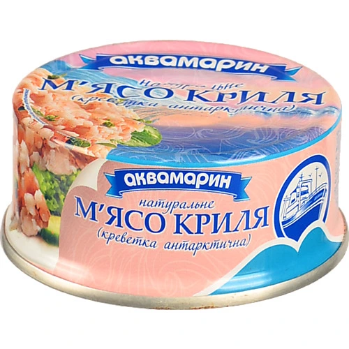 М'ясо криля Аквамарин 100г натуральне аква
