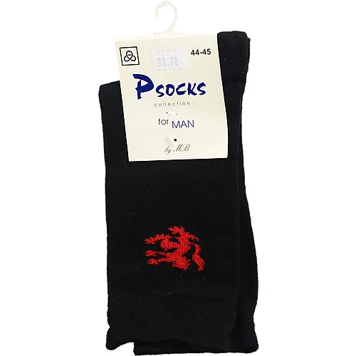 Шкарпетки чол. Лев червоний чорні 44-45р.