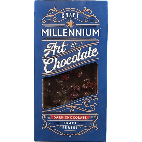 Шоколад чорний з вишнею смородиною та журавлиною Craft Series Millennium к/у 100г