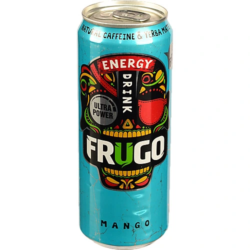 Напій енергетичний Frugo 330мл blue манго б.цукру
