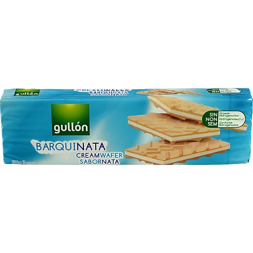Вафлі Gullon 150г barquinata вершкові