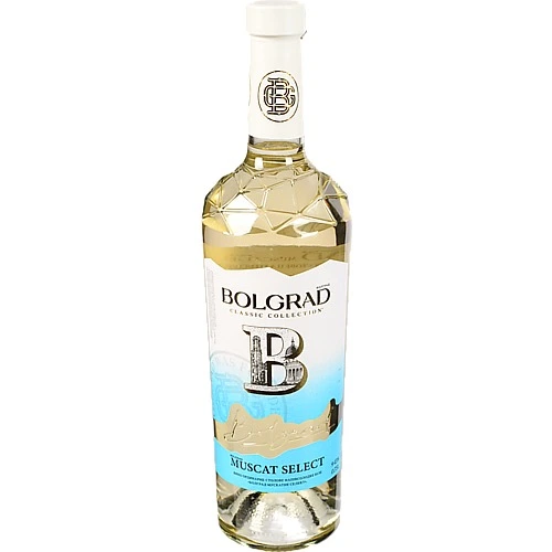 Вино Болград 0.75л Мускатне біле напівсолодке