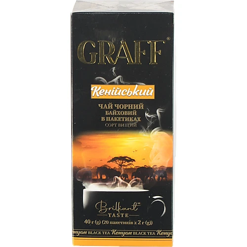 Чай Graff 20п чорний кенійський