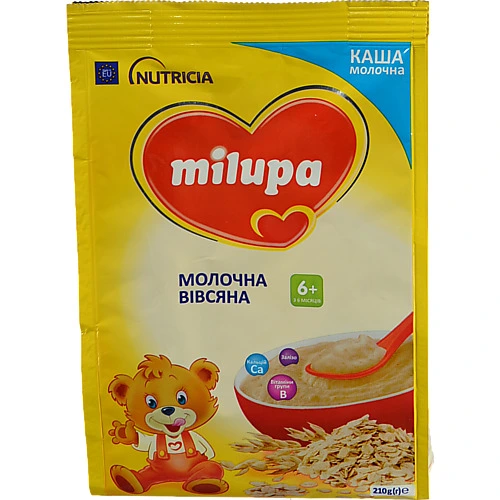 Каша Milupa 210г молочна вiвсяна 6м.