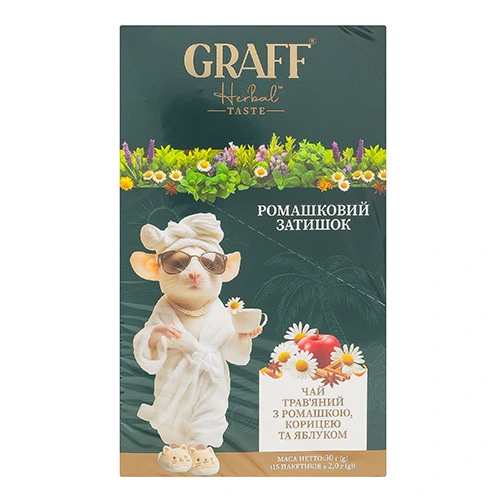 Чай Graff 15п ромашковий затишок травяний кадді