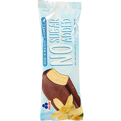 Морозиво без додавання цукру Ванільне Rud м/у 60г