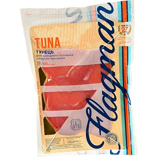 Філе тунця Flagman скибочки 100г
