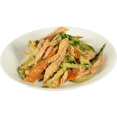 яСалат з курки зі свіжим огірком