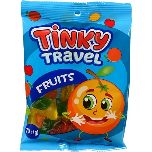 Цукерки желейні Fruits Tinky Travel Vale м/у 70г