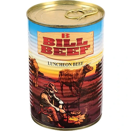 Тушонка Bill Beef Luncheon Beef паштетова яловича, залізна банка, 400 г