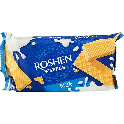 Вафлі Рошен 216г wafers молоко