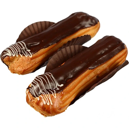 Еклер з шоколадною глазур'ю (100г)