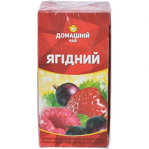 Чай Домашній 20п ягідний чорний