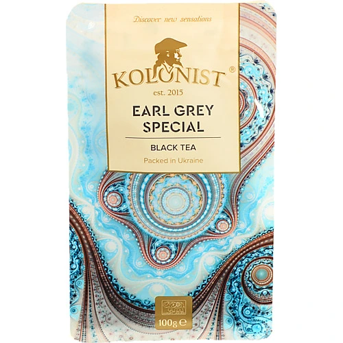 Чай Kolonist 100г граф грей спешл black
