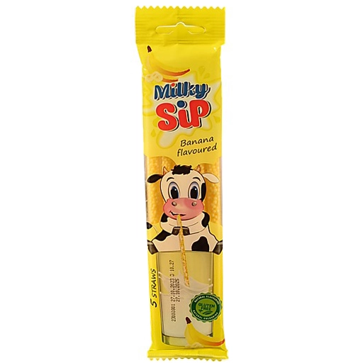 Соломинки для молока Milky Sip 30г банан