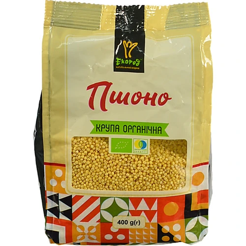 Крупа пшоно Екорід 400г шліфована органічна