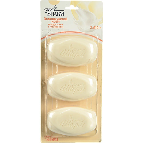 Мило Шарм 3*110г Зволожуючий крем тверде планшет