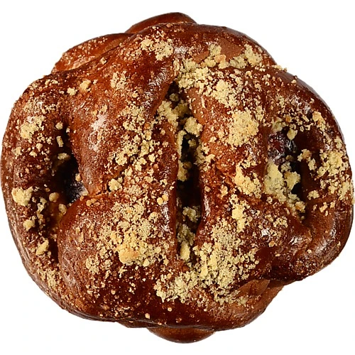 Булочка шоколадна з яблуком та смородиною 130г