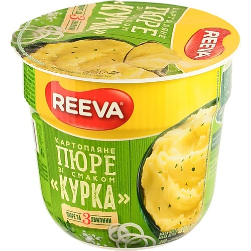 Пюре Reeva 40г картопляне курка ст.