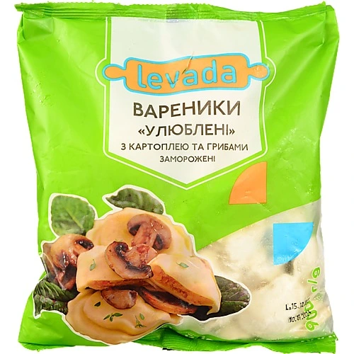 Вареники Левада 900г картопля гриби
