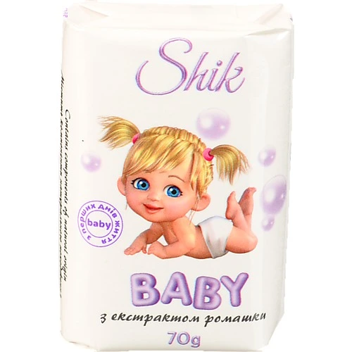 Мило туалетне дитяче з екстрактом ромашки Shik 70г