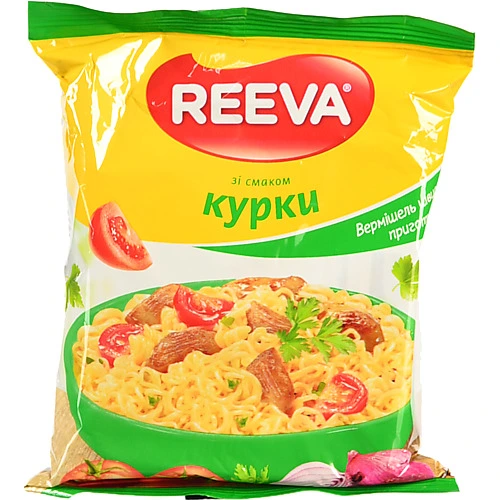 Вермішель Reeva 60г курка