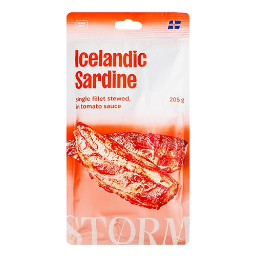 Філе ісландської сардини томлене в томатному соусі Storm м/у 205г