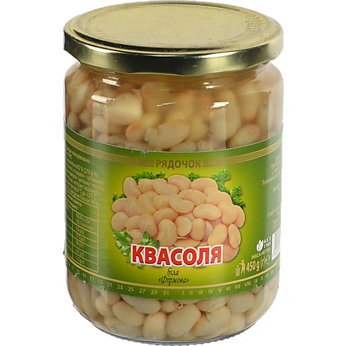 Квасоля Рядочок 450г ск.