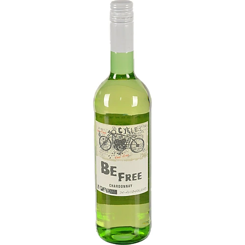 Вино Be Free 0.75л шардоне б.а біле