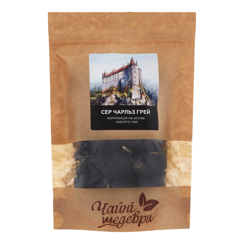 Композиція на основі чорного чаю Сер Чарльз Грей Чайні шедеври д/п 60г