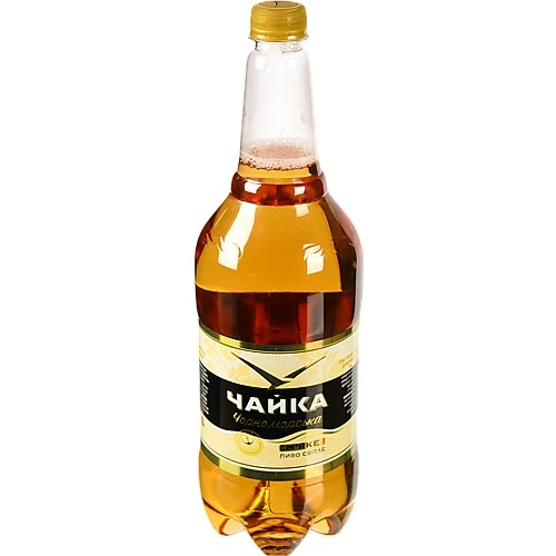 Пиво 1.45л 4.1% світле фільтроване пастеризоване М'яке Чорноморська Чайка п/пл