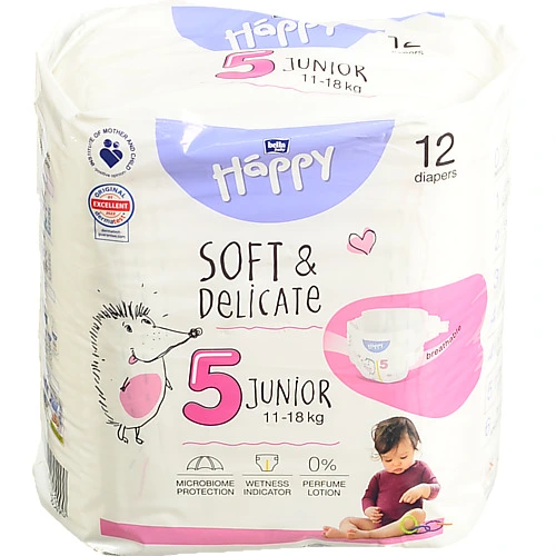 Пiдгузки Happy bella baby junior 11-18кг 12шт