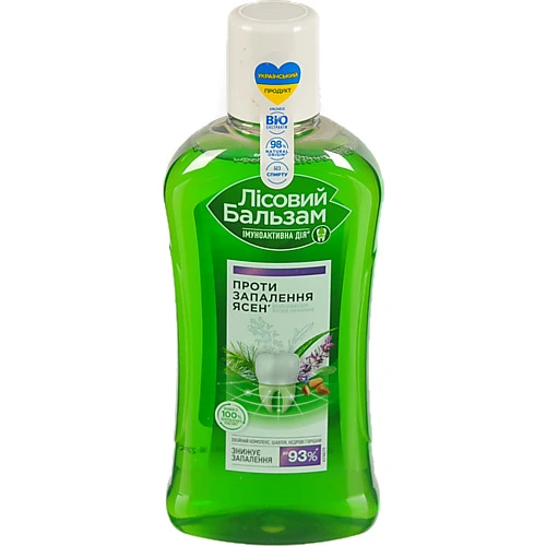Ополіскувач д.ясен Лісовий бальзам 400мл кедрові горішки екстракт шавлії трави