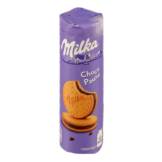 Печиво з начинкою з молочним шоколадом Choco Pause Milka м/у 260г