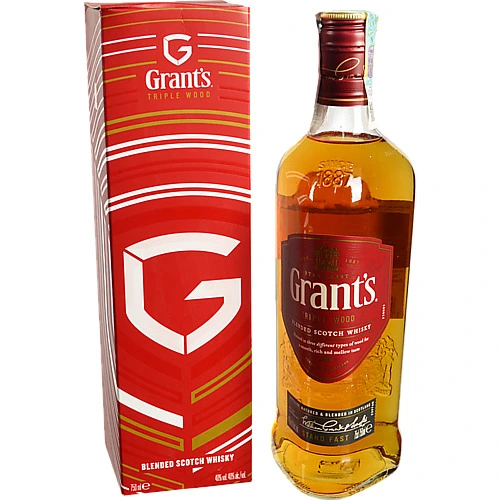 Віскі Grant s 0.75л triple wood 40% купажований