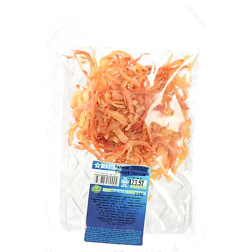 Кальмар стружка Seastar краб солено сушений