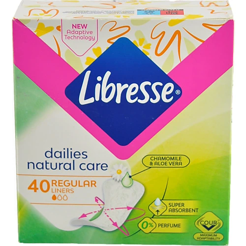 Прокладки Libresse 40шт Natural Care Normal