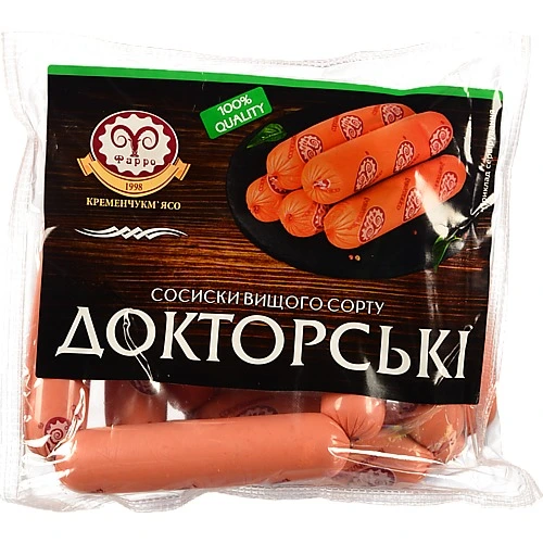 Сосиски докторські н.о в.у Кременчук