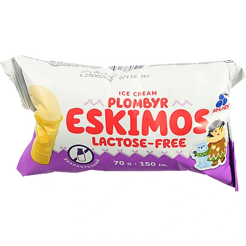 Морозиво Рудь 70г ескімос безлактозний вафельний ст.