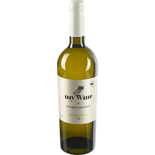 Вино My Wine Едуард Городецький 0.75л Шардоне біле сухе