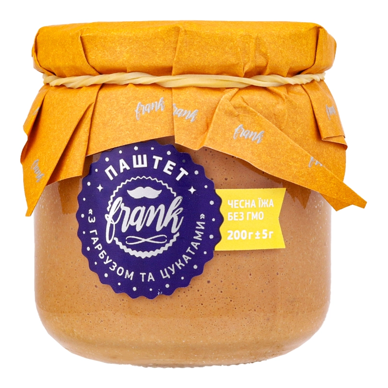 Паштет З гарбузом та цукатами Frank с/б 200г