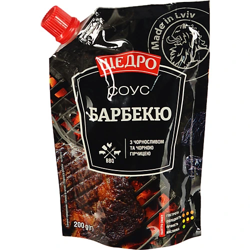 Соус Щедро 200г барбекю д.п