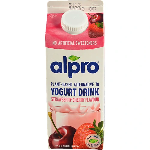 Продукт соєвий ферментований Strawberry-cherry Alpro т/п 755г