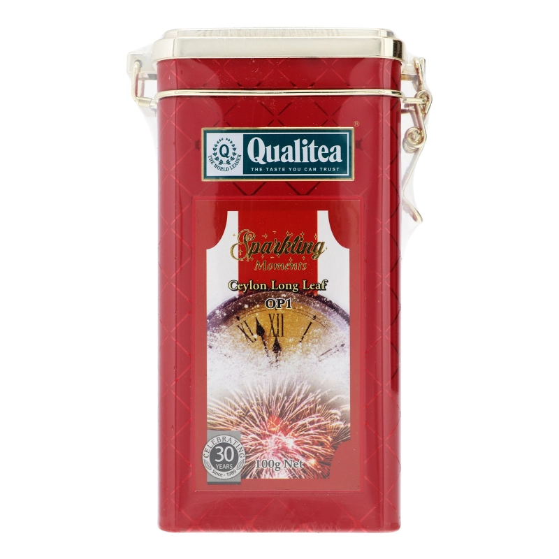 Чай чорний великолистовий Sparkling moments Qualitea з/б 100г