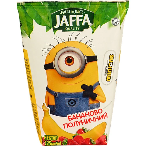 Нектар Jaffa minions 0.125л банан полуниця