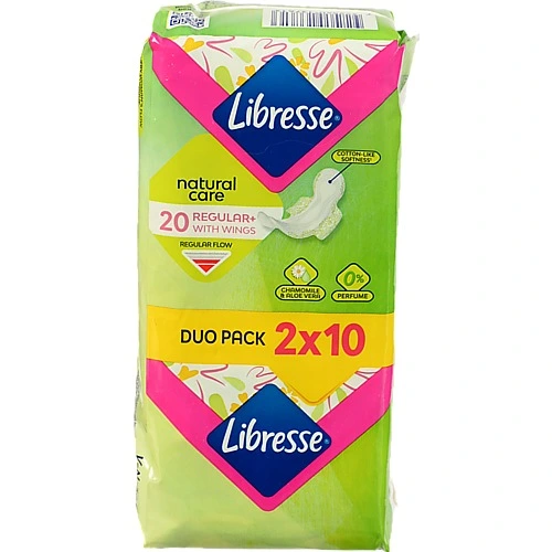 Прокладки 20шт Libresse Natural Care Normal